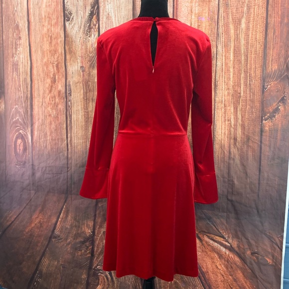 A loves Velvet Long sleeve My Valentine Red Dress - Picture 5 of 8